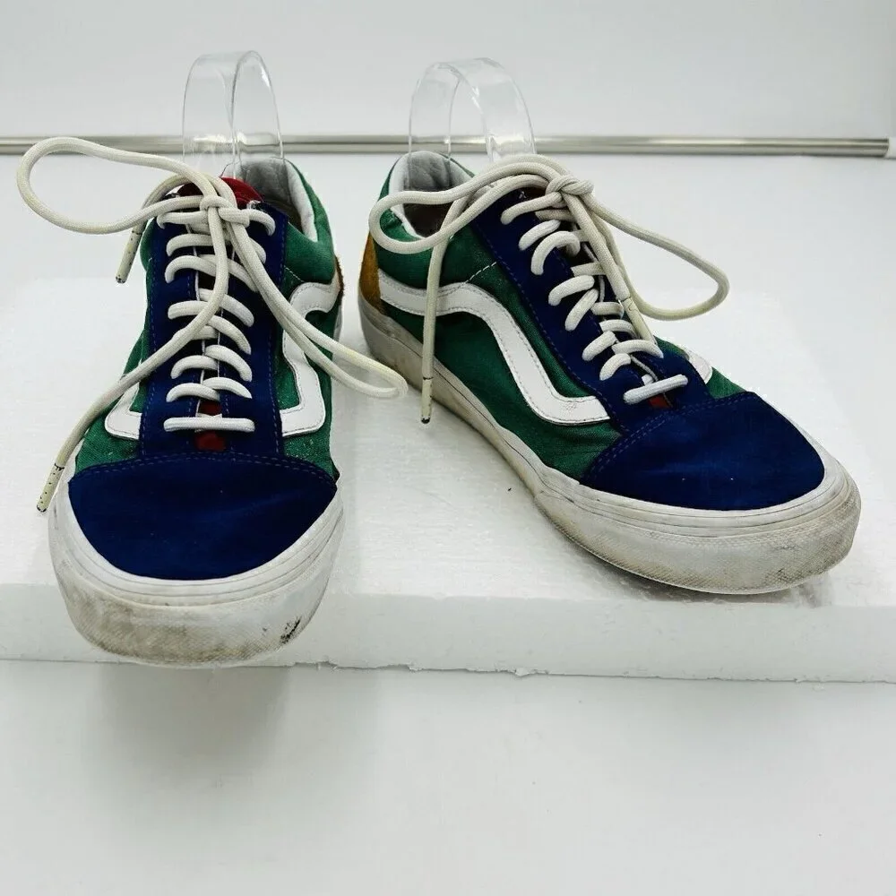 Vans Old Skool Yacht Club Canvas/Leather Shoes M 7.5 W 9 Multicolor